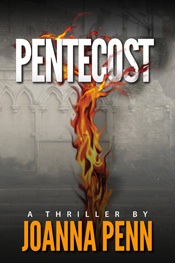 Pentecost, by Joanna Penn uses League Gothic font