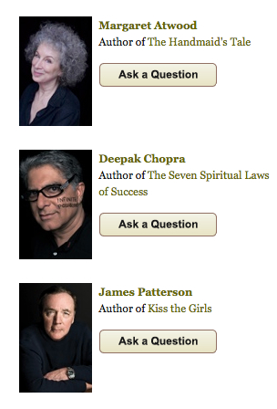 Ask a Questiof of Authors